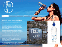 Tablet Screenshot of cornishnaturalspring.co.uk